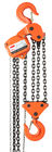 acciaio arancio manuale del blocco a catena 10T per uso di sollevamento del magazzino