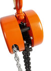 Tipo rotondo blocco a catena manuale di HSZ-E paranco a catena della mano dell'OEM da 2 tonnellate, arancio