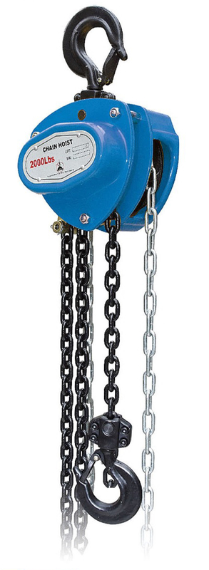 Blocco manuale della catena 1T Leggere 5,3 kg 4 1 Fattore di sicurezza per un sollevamento facile