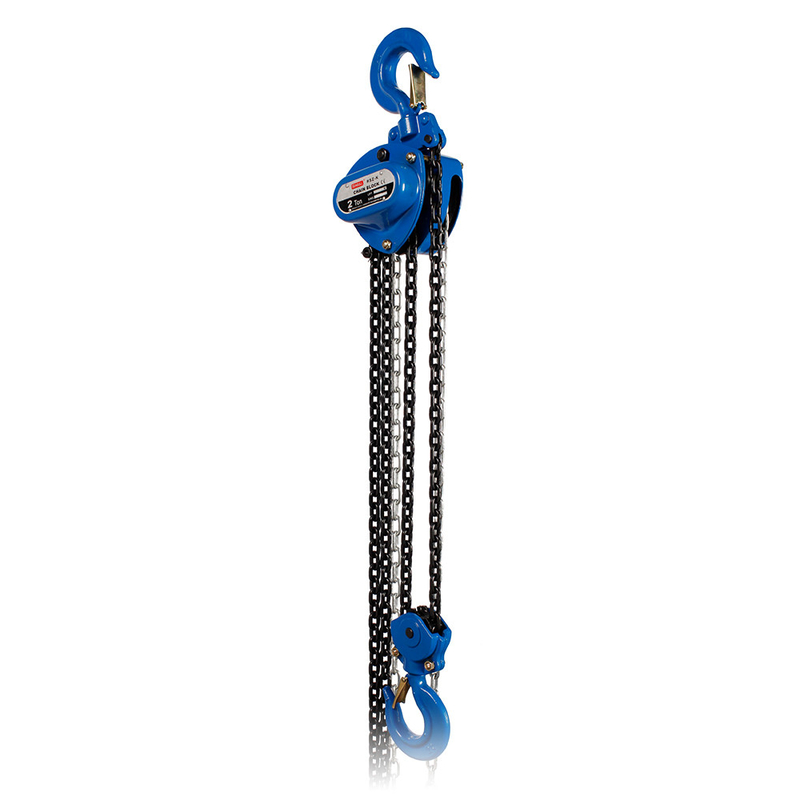 5 mm di diametro della catena 2T 3m/min 12m di sollevamento manuale del blocco della catena sollevamento rivestito di polvere